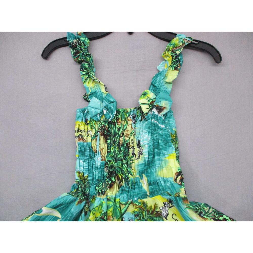 Rima Beachwear Caribbean Print Hank Hem Sundress Womens Size 6-10 YRS - Picture 4 of 11